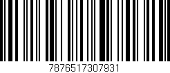 Código de barras (EAN, GTIN, SKU, ISBN): '7876517307931'
