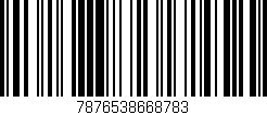 Código de barras (EAN, GTIN, SKU, ISBN): '7876538668783'