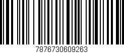 Código de barras (EAN, GTIN, SKU, ISBN): '7876730609263'
