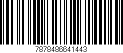Código de barras (EAN, GTIN, SKU, ISBN): '7878486641443'