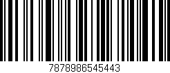 Código de barras (EAN, GTIN, SKU, ISBN): '7878986545443'