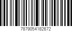 Código de barras (EAN, GTIN, SKU, ISBN): '7879054182672'