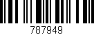 Código de barras (EAN, GTIN, SKU, ISBN): '787949'