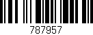 Código de barras (EAN, GTIN, SKU, ISBN): '787957'