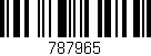 Código de barras (EAN, GTIN, SKU, ISBN): '787965'