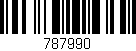 Código de barras (EAN, GTIN, SKU, ISBN): '787990'