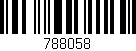 Código de barras (EAN, GTIN, SKU, ISBN): '788058'