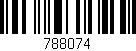 Código de barras (EAN, GTIN, SKU, ISBN): '788074'