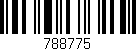 Código de barras (EAN, GTIN, SKU, ISBN): '788775'