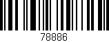 Código de barras (EAN, GTIN, SKU, ISBN): '78886'