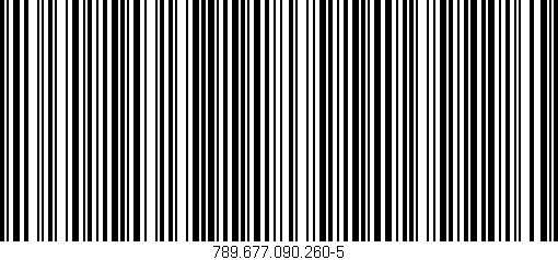 Código de barras (EAN, GTIN, SKU, ISBN): '789.677.090.260-5'