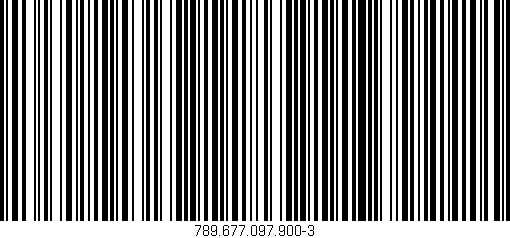 Código de barras (EAN, GTIN, SKU, ISBN): '789.677.097.900-3'