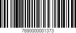 Código de barras (EAN, GTIN, SKU, ISBN): '7890000001373'