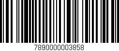 Código de barras (EAN, GTIN, SKU, ISBN): '7890000003858'