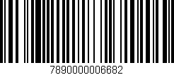 Código de barras (EAN, GTIN, SKU, ISBN): '7890000006682'
