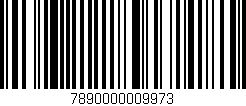 Código de barras (EAN, GTIN, SKU, ISBN): '7890000009973'