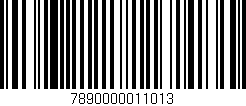 Código de barras (EAN, GTIN, SKU, ISBN): '7890000011013'
