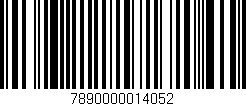 Código de barras (EAN, GTIN, SKU, ISBN): '7890000014052'