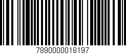 Código de barras (EAN, GTIN, SKU, ISBN): '7890000018197'