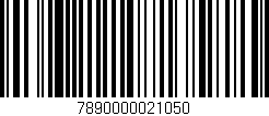 Código de barras (EAN, GTIN, SKU, ISBN): '7890000021050'