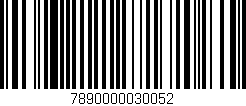 Código de barras (EAN, GTIN, SKU, ISBN): '7890000030052'