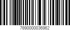 Código de barras (EAN, GTIN, SKU, ISBN): '7890000036962'