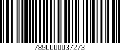 Código de barras (EAN, GTIN, SKU, ISBN): '7890000037273'