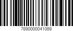 Código de barras (EAN, GTIN, SKU, ISBN): '7890000041089'