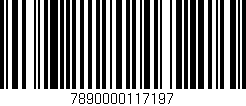 Código de barras (EAN, GTIN, SKU, ISBN): '7890000117197'