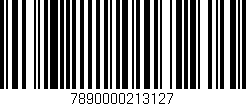 Código de barras (EAN, GTIN, SKU, ISBN): '7890000213127'
