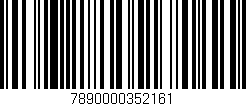 Código de barras (EAN, GTIN, SKU, ISBN): '7890000352161'