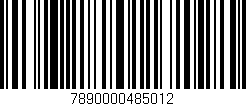 Código de barras (EAN, GTIN, SKU, ISBN): '7890000485012'