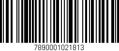 Código de barras (EAN, GTIN, SKU, ISBN): '7890001021813'