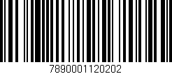 Código de barras (EAN, GTIN, SKU, ISBN): '7890001120202'