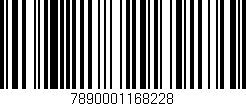 Código de barras (EAN, GTIN, SKU, ISBN): '7890001168228'