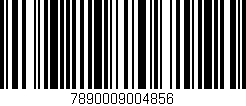 Código de barras (EAN, GTIN, SKU, ISBN): '7890009004856'