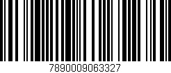 Código de barras (EAN, GTIN, SKU, ISBN): '7890009063327'