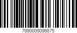 Código de barras (EAN, GTIN, SKU, ISBN): '7890009096875'