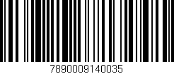 Código de barras (EAN, GTIN, SKU, ISBN): '7890009140035'