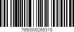 Código de barras (EAN, GTIN, SKU, ISBN): '7890009268319'