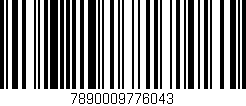 Código de barras (EAN, GTIN, SKU, ISBN): '7890009776043'