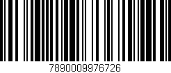 Código de barras (EAN, GTIN, SKU, ISBN): '7890009976726'