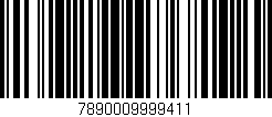 Código de barras (EAN, GTIN, SKU, ISBN): '7890009999411'