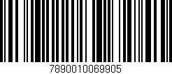 Código de barras (EAN, GTIN, SKU, ISBN): '7890010069905'