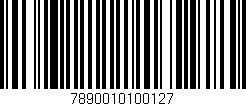 Código de barras (EAN, GTIN, SKU, ISBN): '7890010100127'