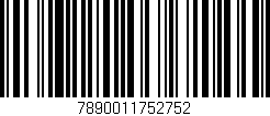 Código de barras (EAN, GTIN, SKU, ISBN): '7890011752752'