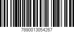 Código de barras (EAN, GTIN, SKU, ISBN): '7890013054267'