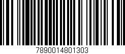 Código de barras (EAN, GTIN, SKU, ISBN): '7890014801303'