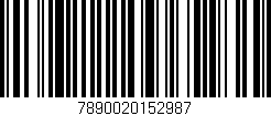 Código de barras (EAN, GTIN, SKU, ISBN): '7890020152987'