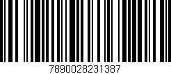 Código de barras (EAN, GTIN, SKU, ISBN): '7890028231387'